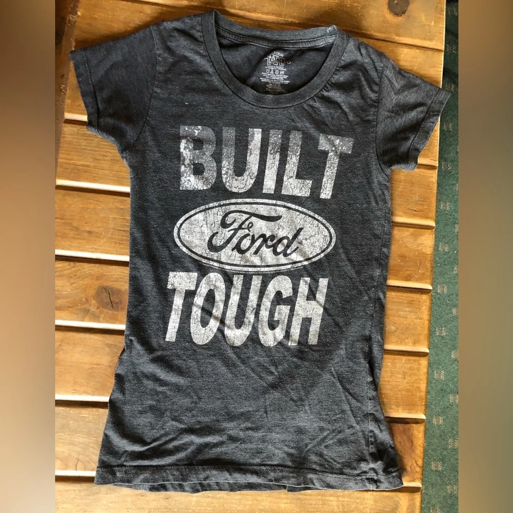 Built Tough Ford grey T-shirt - Picture 2 of 8